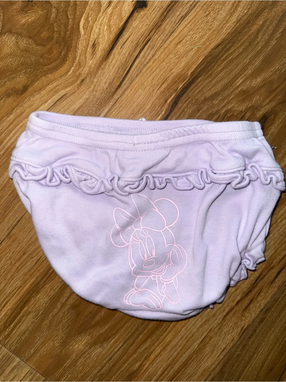 Disney Minnie Mouse Pink and Lavender Diaper Cover Set